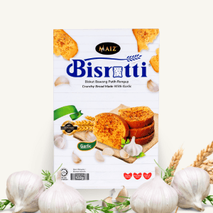 Bisrotti Garlic – Biskut Roti Rangup Perisa Bawang Putih