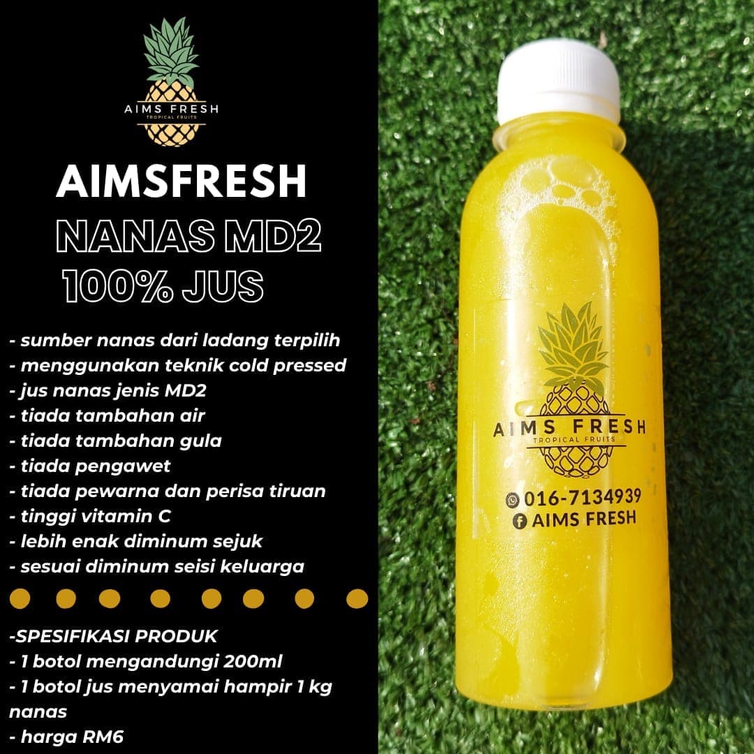 Aims Fresh Nanas MD2 100% Jus - Image 1