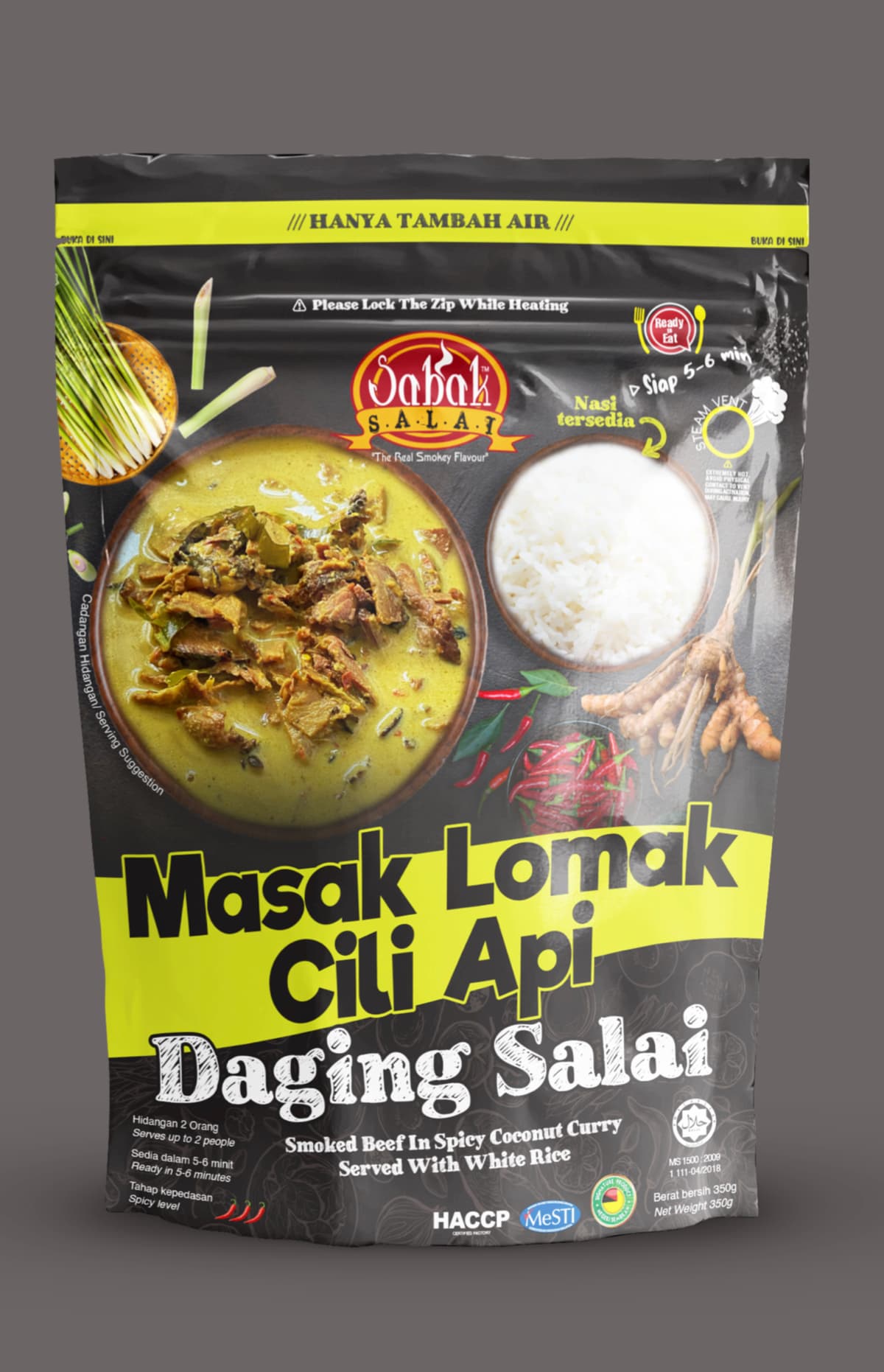 Masak Lomak Cili Api Daging Salai with Rice - Booth 45 - Image 1