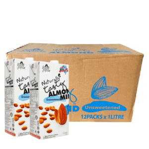 UHT Almond Milk Unsweetened 1L 12pcs - carton