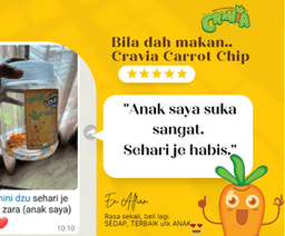 Set Cravia Kerepek Lobak Merah 160gm ( Original & Cheese) - Thumbnail 2