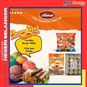 Promo - Roti Plain Set Mini Burger Ramen & Sate Kebab Pedas - Image 1