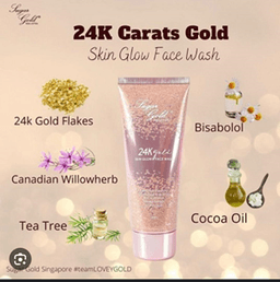 FACE WASH SUGAR GOLD 100ML - Thumbnail 1