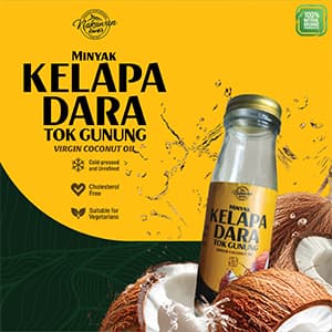 MINYAK KELAPA DARA TOK GUNUNG NAKAWAN HERBS