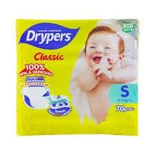 (PICKUP POINT) PAMPERS DRYPERS CLASSIC SIZE S70 - Image 1