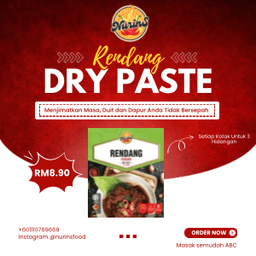 Pes Kering Rendang Nurins 50g - Thumbnail 1