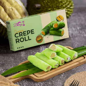 Durian Crepe Roll 6pcs