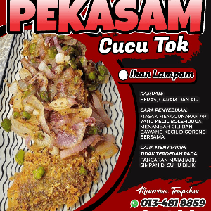 Pekasam ikan Lampam
