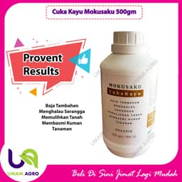 Cuka Kayu Mokusaku 500gm Wood Vinegar Pest Control 木醋 - Thumbnail 1