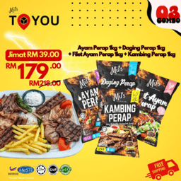 KOMBO AYAM + DAGING + KAMBING PERAP - Thumbnail 1