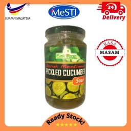 Pickled Cucumber (Sour) /  Jeruk Mentimun (Masam) - 380gm - Thumbnail 1