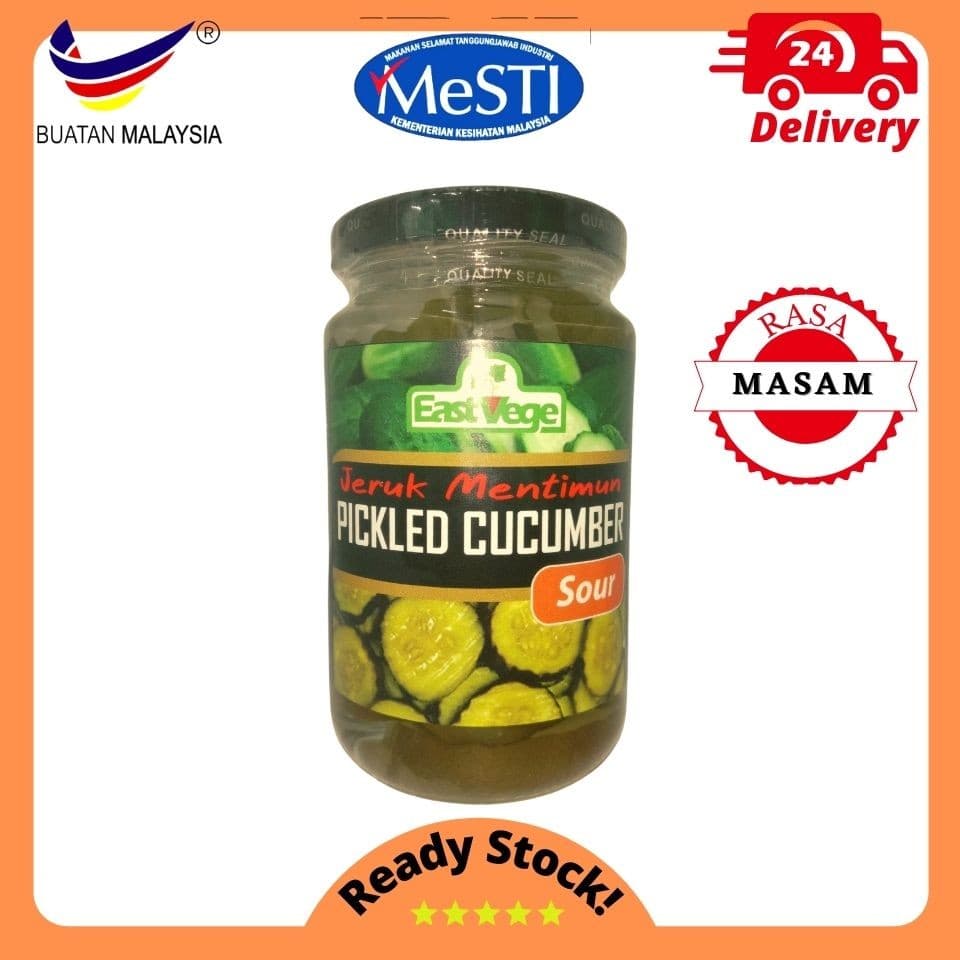 Pickled Cucumber (Sour) /  Jeruk Mentimun (Masam) - 380gm