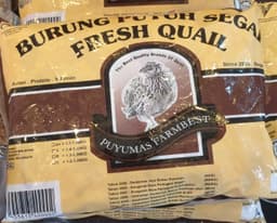 Daging Puyuh Segar Sejuk Beku (Gred A+) - Thumbnail 2