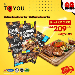 2x KAMBING PERAP + 2x DAGING PERAP - Image 1