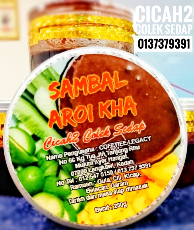 Sambal cicah2 colek sedap