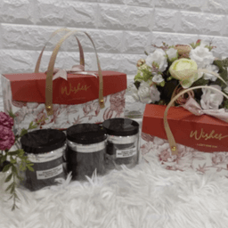 Coklat Gift Bag Box Set (3 Balang) - Thumbnail 1