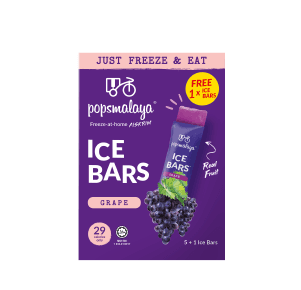 Pops Malaya Ice Bars Anggur (45ml x 5 Ice Bars) [Free 1 Ice Bars]