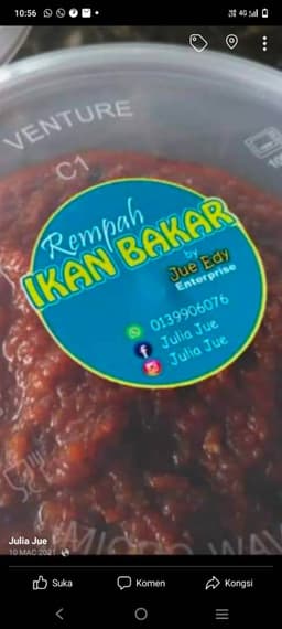 REMPAH IKAN BAKAR 500G - Thumbnail 1