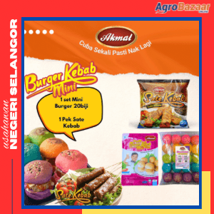 Promo - Set Mini Burger Original & Sate Kebab Lada hitam