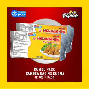 KOMBO DUO PACK Samosa Daging Kurma