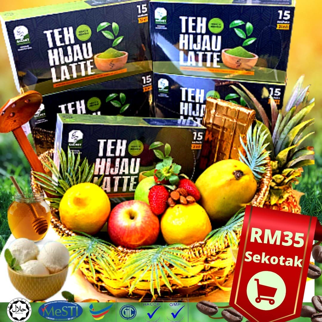TEH HIJAU LATTE 3 in 1