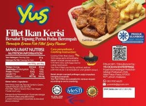 [SELF PICK UP] FILLET IKAN KERISI BERSALUT TEPUNG PERISA PEDAS