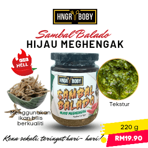 [READY TO EAT] SAMBALADO HIJAU MEGHENGAK