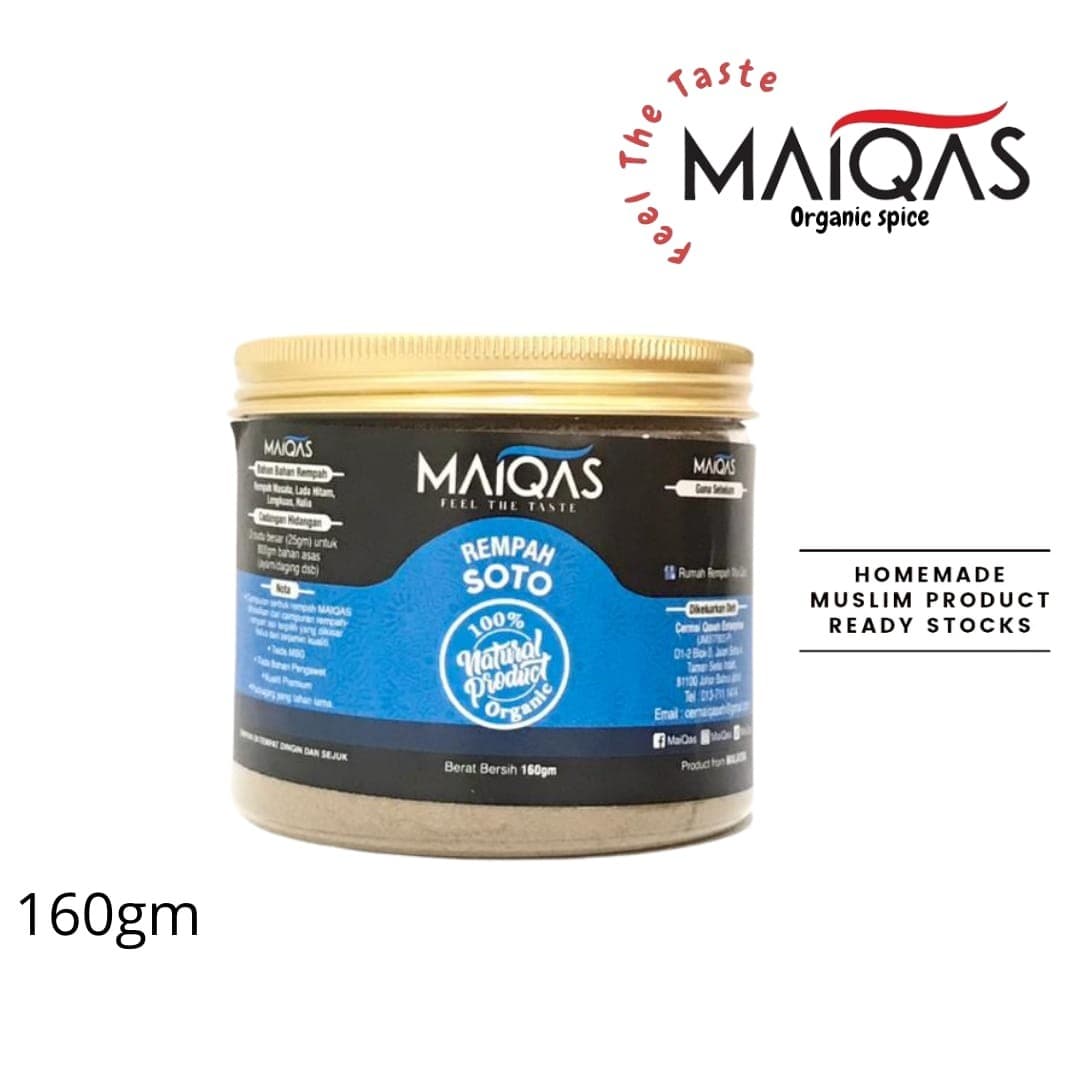 Serbuk Rempah Soto MaiQas 160g - Image 1