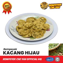 Rempeyek Che Yah Original Kacang Hijau Rempeyek Asli - Thumbnail 2