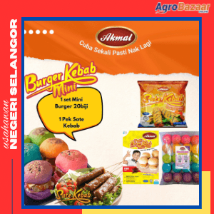 Promo - Set Mini Burger Pedas & Sate Kebab Daging Ori