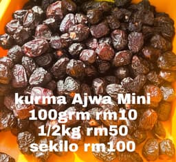 Kurma Ajwa Mini 100G - Thumbnail 1