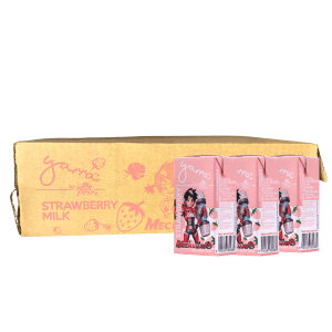 UHT Yarra Strawberry Milk 125ml 32pcs - Carton - Image 1