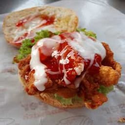 Self Pickup  - Burger Crispy Biasa - Thumbnail 1