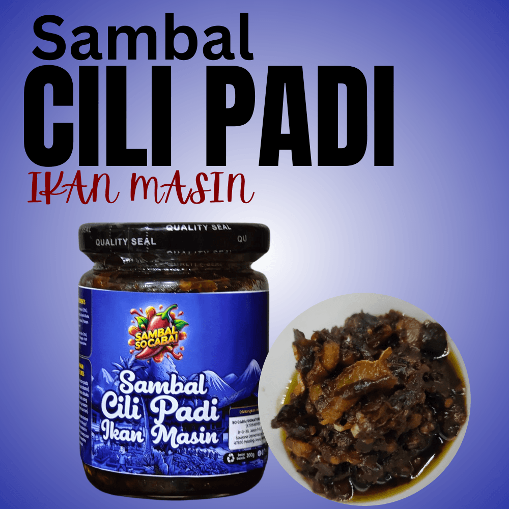 SAMBAL CILI PADI IKAN MASIN - Image 1