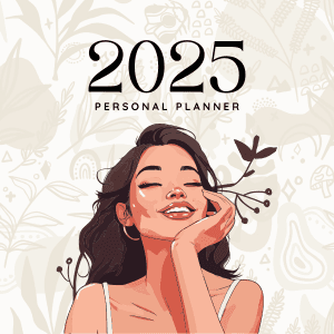 2025 Personal Planner – Digital Journal | Jurnal Tahunan | Life & Goal Planner