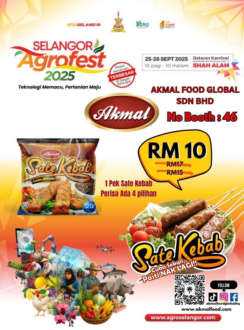 Promo - 1pek Sate Kebab 4 Pilihan Rasa - Image 1