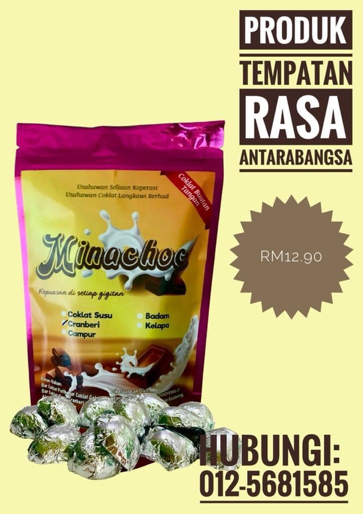 Minachoc coklat perasa cranberi - Image 1