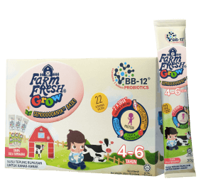 Farm Fresh Grow Powder Milk 4 - 6 30g x 10 sachets - Pack