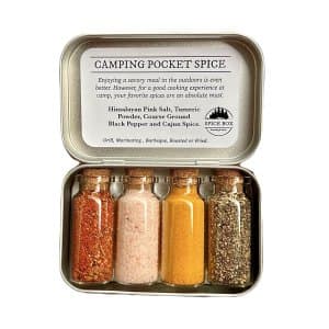 The Spice Box Pocket Spice Kit - Camping Hiking Cooking Spice Box