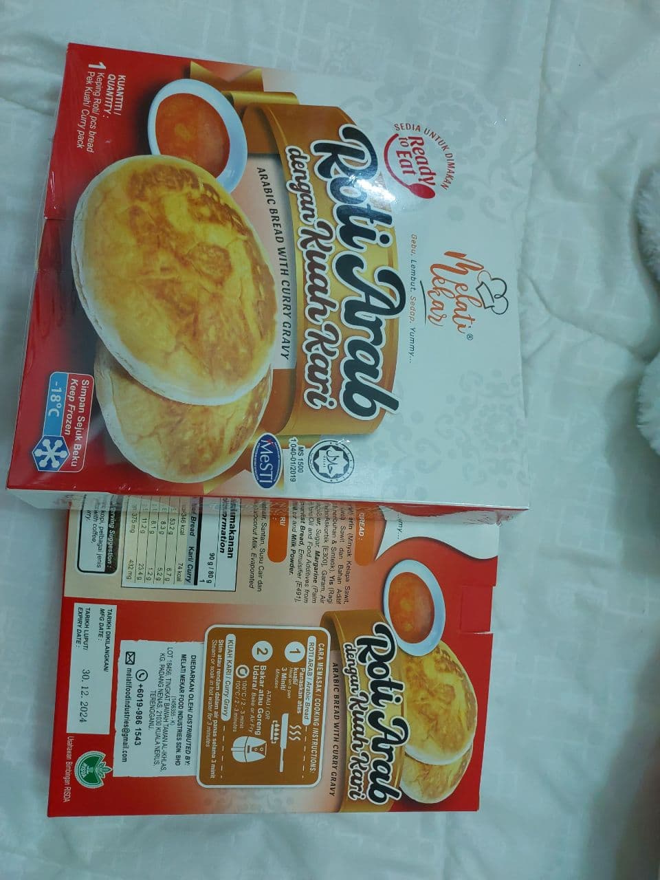 ROTI ARAB + KUAH KARI SEJUK BEKU MELATI - Image 1