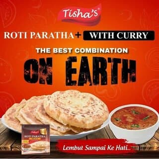 TISHA'S PARATHA PENANG CURRY (6PCS)