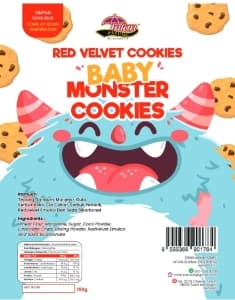 RED VELVET COOKIES (DIP SAUCE) BY INTANPAYUNG - Image 1