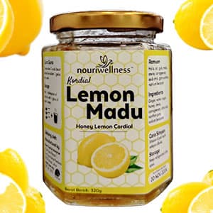 Kordial Lemon Madu Honey Lemon Cordial