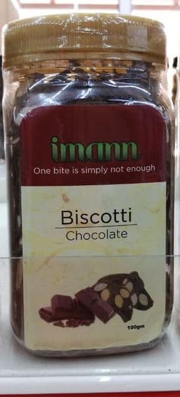 IMAN BISCOTTI CHOCOLATE 120G - Thumbnail 1