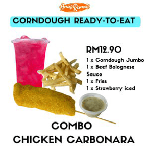 Corndough Set Combo Chicken Carbonara AnakRamai