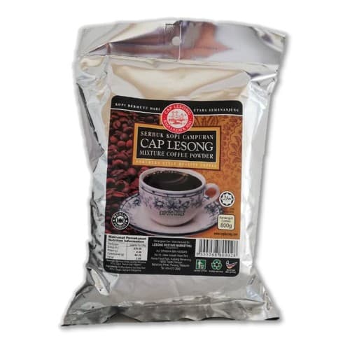 Serbuk Kopi Campuran Cap Lesong 600 g (Halus) - Image 1