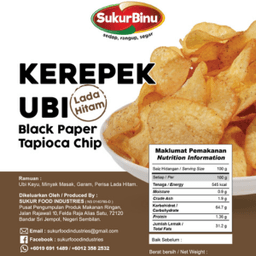 Kerepek ubi lada hitam - Thumbnail 1