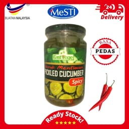Pickled Cucumber (Spicy) /  Jeruk Mentimun (Pedas) - 380gm - Thumbnail 1