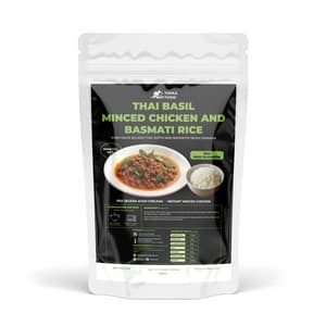 AYAM CINCANG DAUN SELASIH THAI SERTA NASI BASMATHI-READY TO EAT