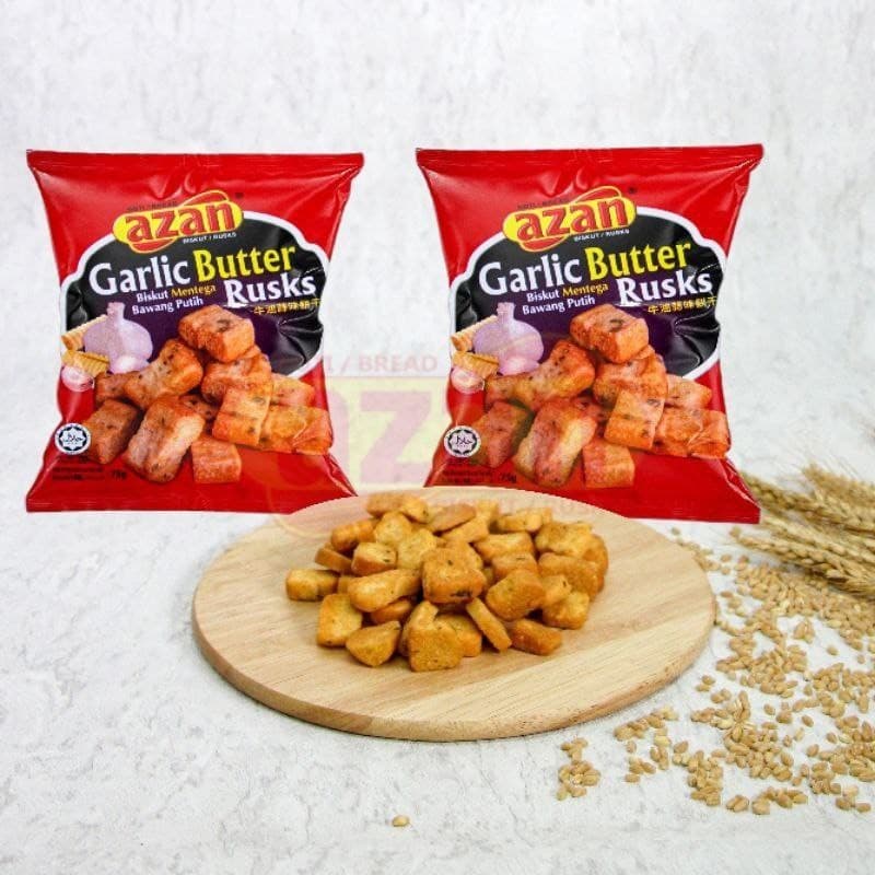 Biskut Azan Garlic Butter Rusks 75g